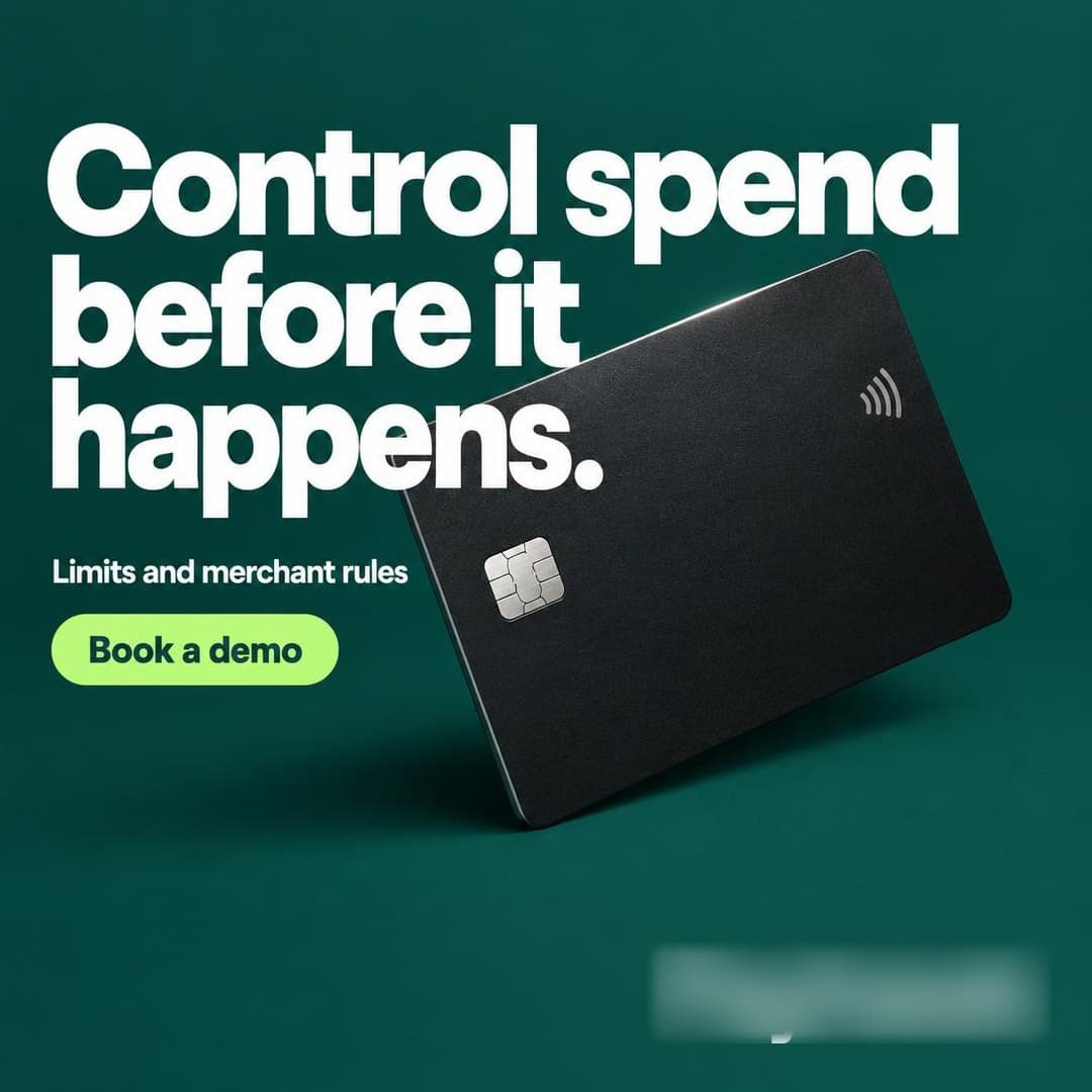 Ad creative, Feed · 1:1: "Control spend before it happens"